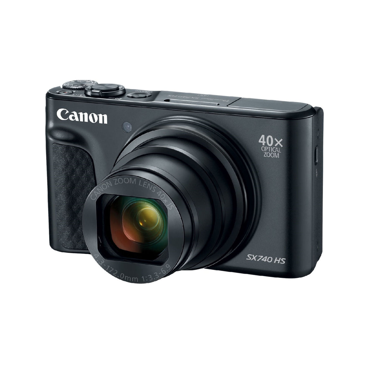 Canon PowerShot SX740 HS 20.3MP Digital Camera with 40x Optical Zoom (Black - Japan)