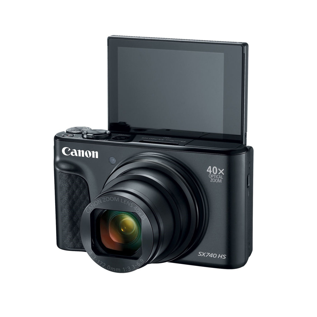 Canon PowerShot SX740 HS 20.3MP Digital Camera with 40x Optical Zoom (Black - Japan)