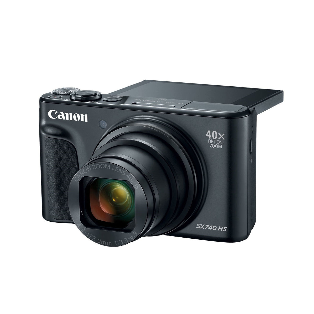 Canon PowerShot SX740 HS 20.3MP Digital Camera with 40x Optical Zoom (Black - Japan)