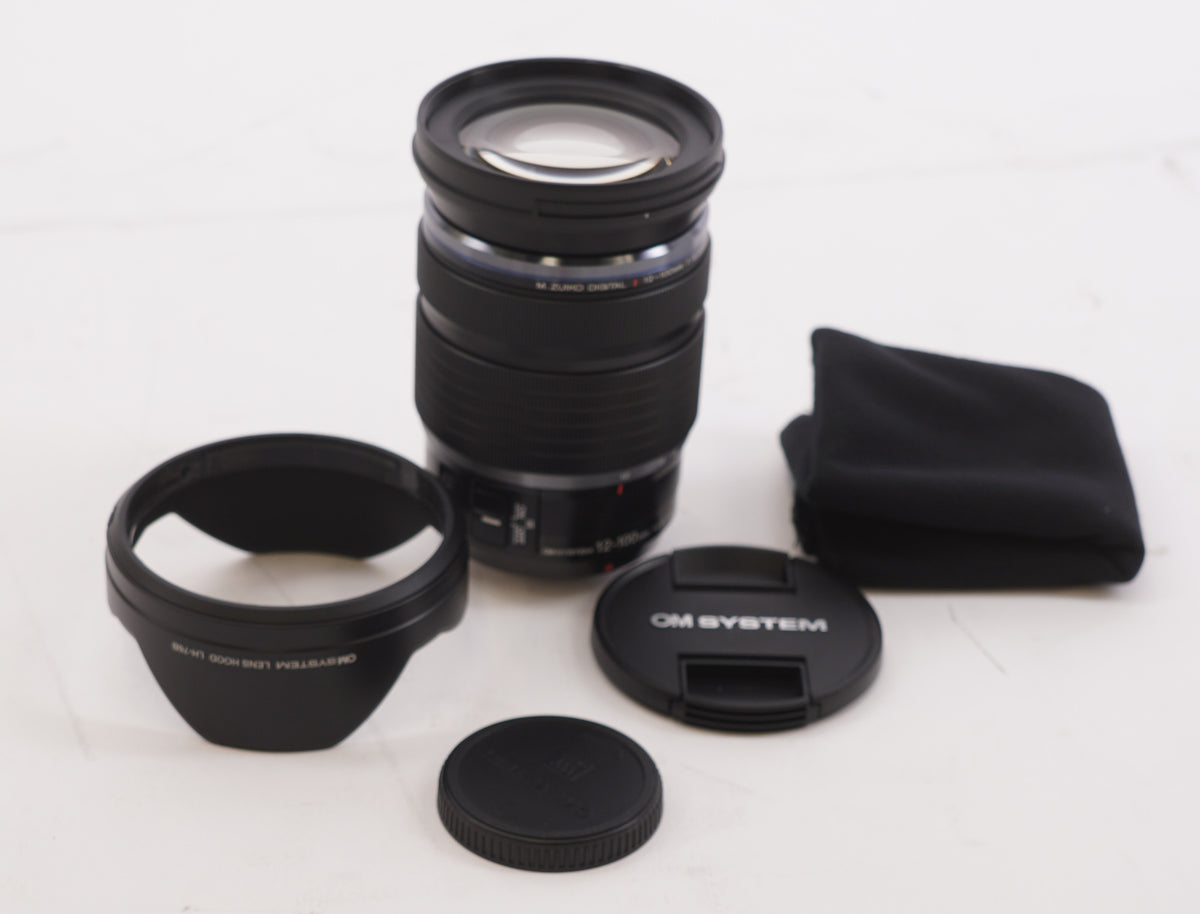 OM SYSTEM M.Zuiko Digital ED 12-100mm f/4 IS PRO Lens (Used)