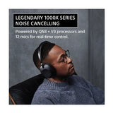 Sony 1000X THE COLLEXION Wireless Headphones Bundle with Belkin 3-in-1 Charging Stand (Black)