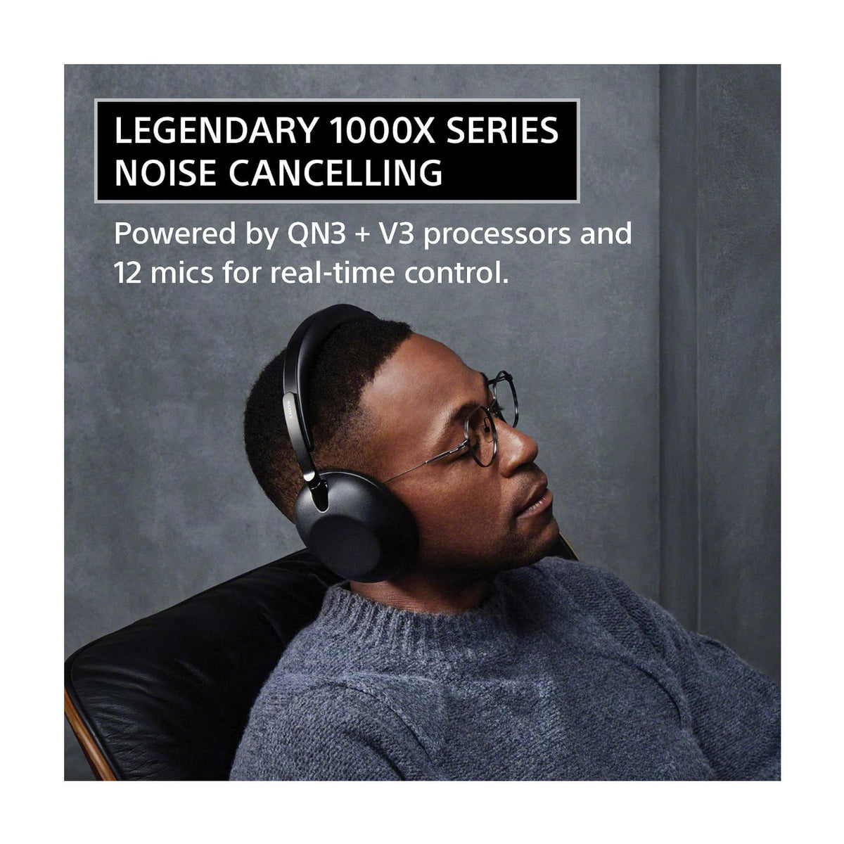 Sony 1000X THE COLLEXION Wireless Headphones Bundle with Belkin 3-in-1 Charging Stand (Platinum)