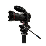 Benro A48FD Classic Aluminum Monopod with S4PRO Fluid Video Head and 3 Leg Base