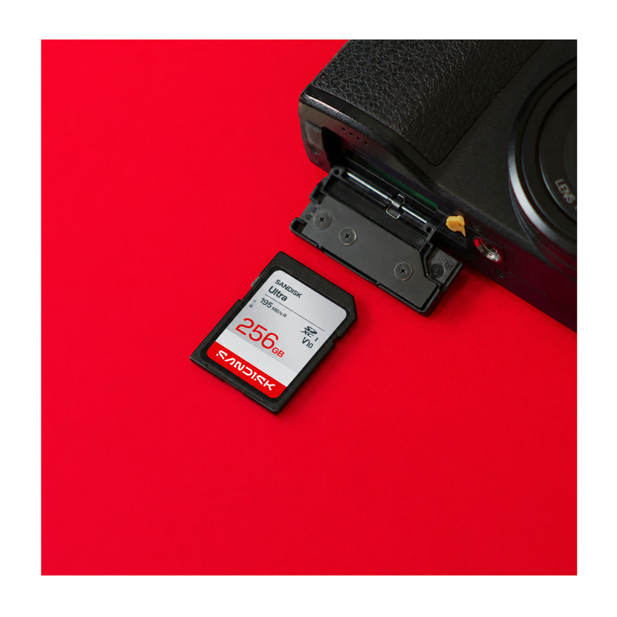 SanDisk Ultra SDSDUVQ-256G-GN6IN 256GB SDXC UHS-I Waterproof Memory Card with 195MB/s Read Speed
