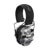 Walker's Razor Slim Electronic Shooting Ear Muffs with 23 dB Noise Reduction (Frog Skin Urban Gray)