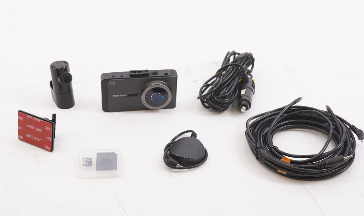 Thinkware X700 1080p 2.7-Inch LCD Dash Cam and Rear View Camera Bundle with GPS (Used)