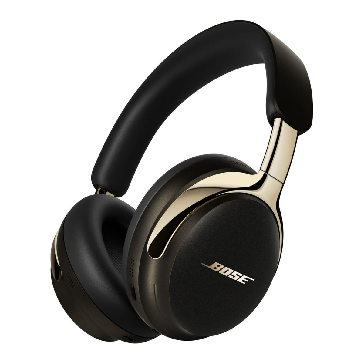 Bose QuietComfort Ultra Wireless Headphones (Gold, 2nd Gen) Bundle with MagSafe, Wireless Charger