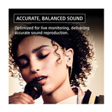 Sony IER-M500 Wired In-Ear Monitor Earphones Bundle with Silicone Replacement Tips 6-Pack (Black)