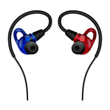 Sony IER-M500 In-Ear Monitor Earphones Bundle with Silicone Replacement Tips 6-Pack (Red and Blue)