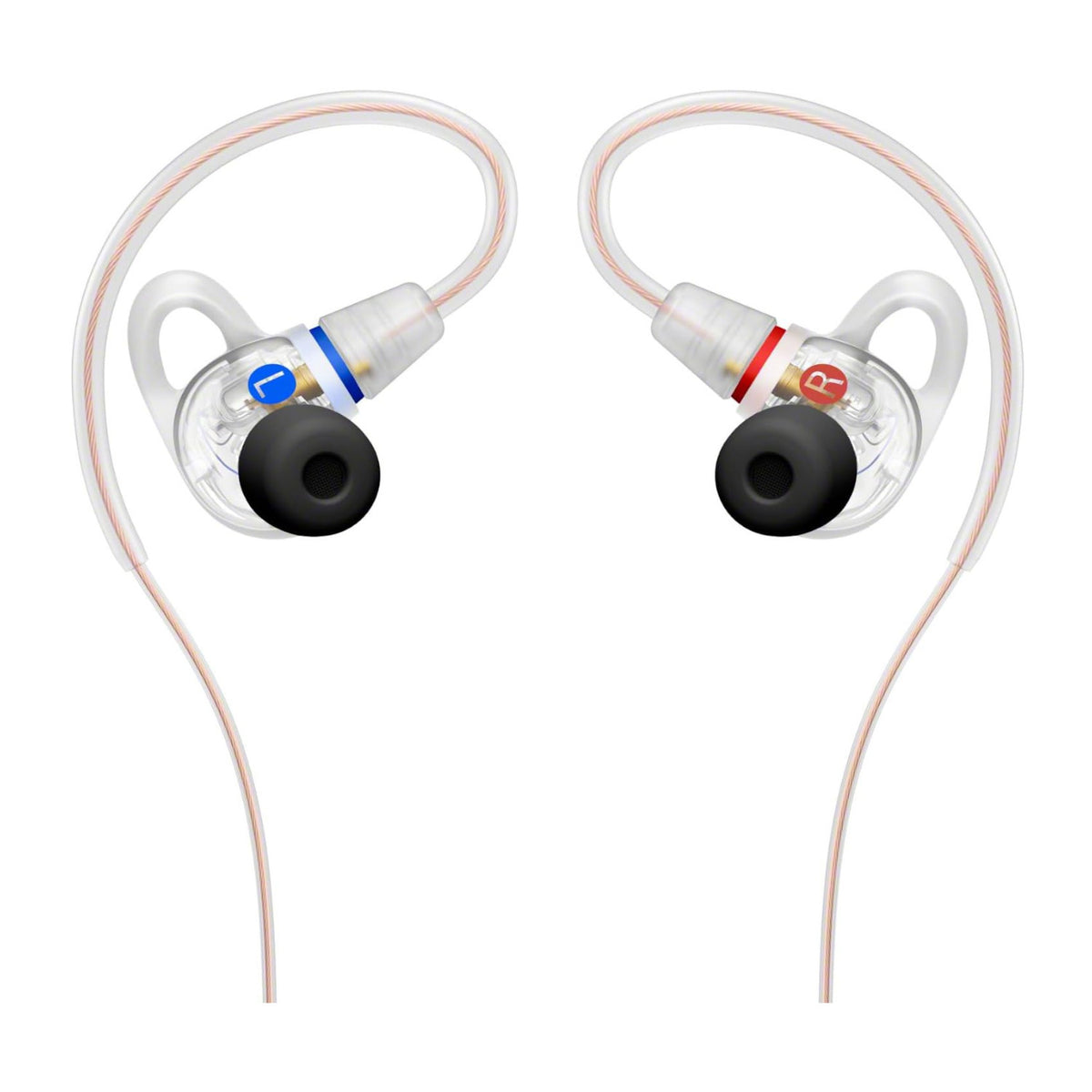Sony IER-M500 Wired In-Ear Monitor Earphones Bundle with Silicone Replacement Tips 6-Pack (Clear)