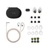 Sony IER-M500 Wired In-Ear Monitor Earphones Bundle with Silicone Replacement Tips 6-Pack (Clear)