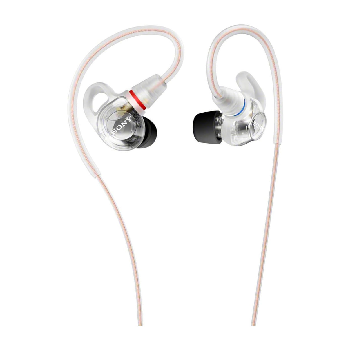 Sony IER-M500 Wired In-Ear Monitor Earphones Bundle with Silicone Replacement Tips 6-Pack (Clear)
