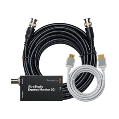 Blackmagic Design UltraStudio Express Monitor 3G Playback Device with High-Definition Video Cables