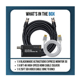 Blackmagic Design UltraStudio Express Monitor 3G Playback Device with High-Definition Video Cables