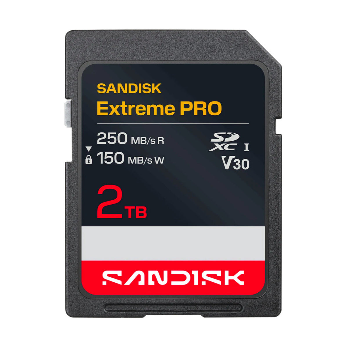 SanDisk Extreme PRO 2TB SDXC UHS-I Waterproof Memory Card with 250MB/s Read and 150MB/s Write Speeds
