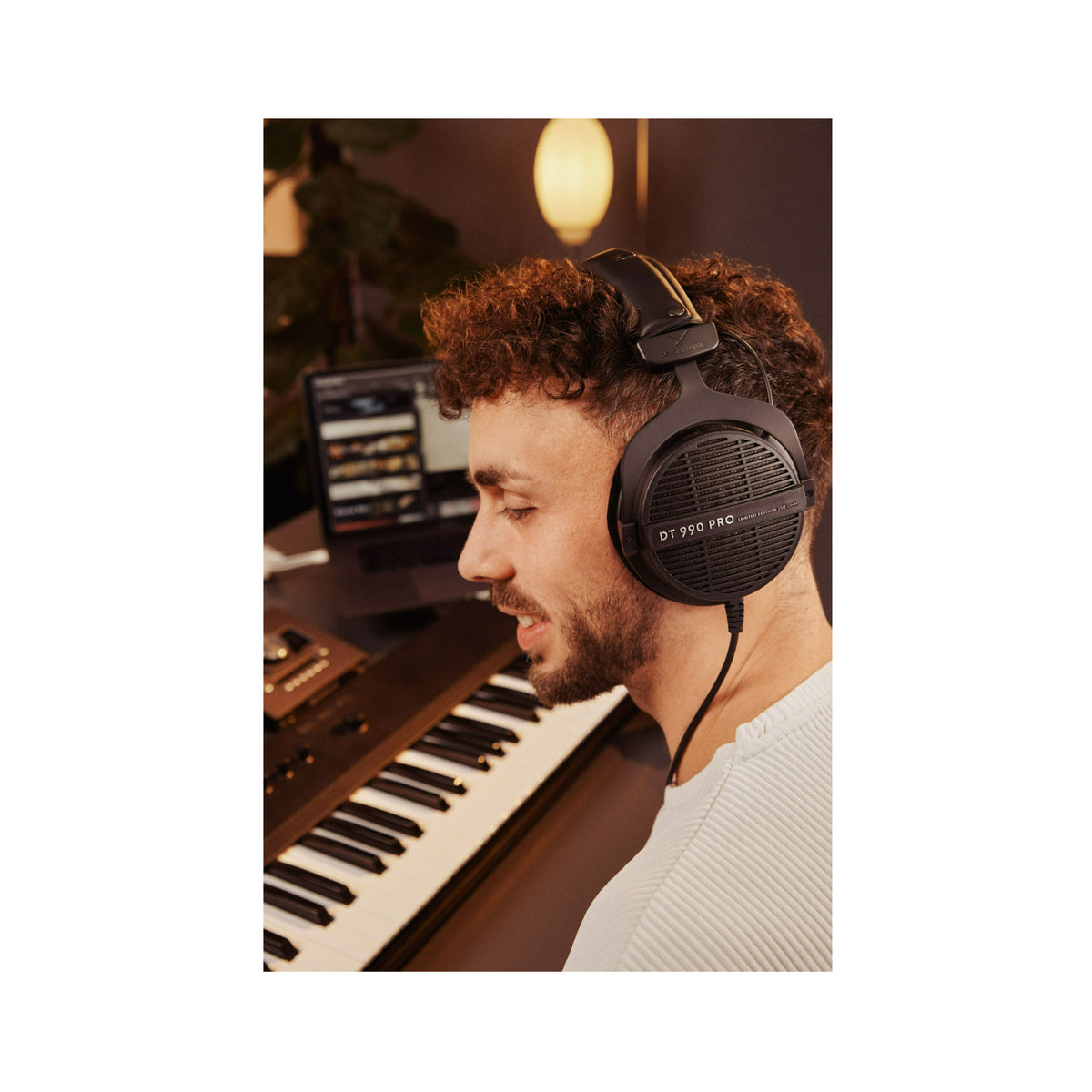 Beyerdynamic DT 990 PRO Open-Back Studio Headphones (Ninja Black, Limited Edition) (Refurbished)