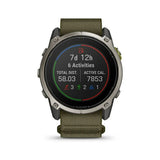 Garmin Enduro 4 Solar 51mm GPS Smartwatch (Titanium/ Dark Olive)