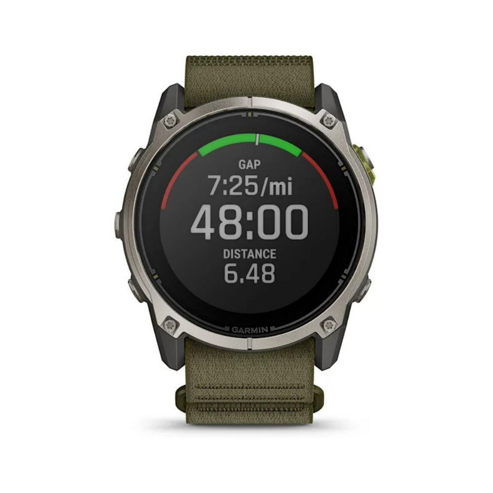 Garmin Enduro 4 Solar 51mm GPS Smartwatch (Titanium/ Dark Olive)