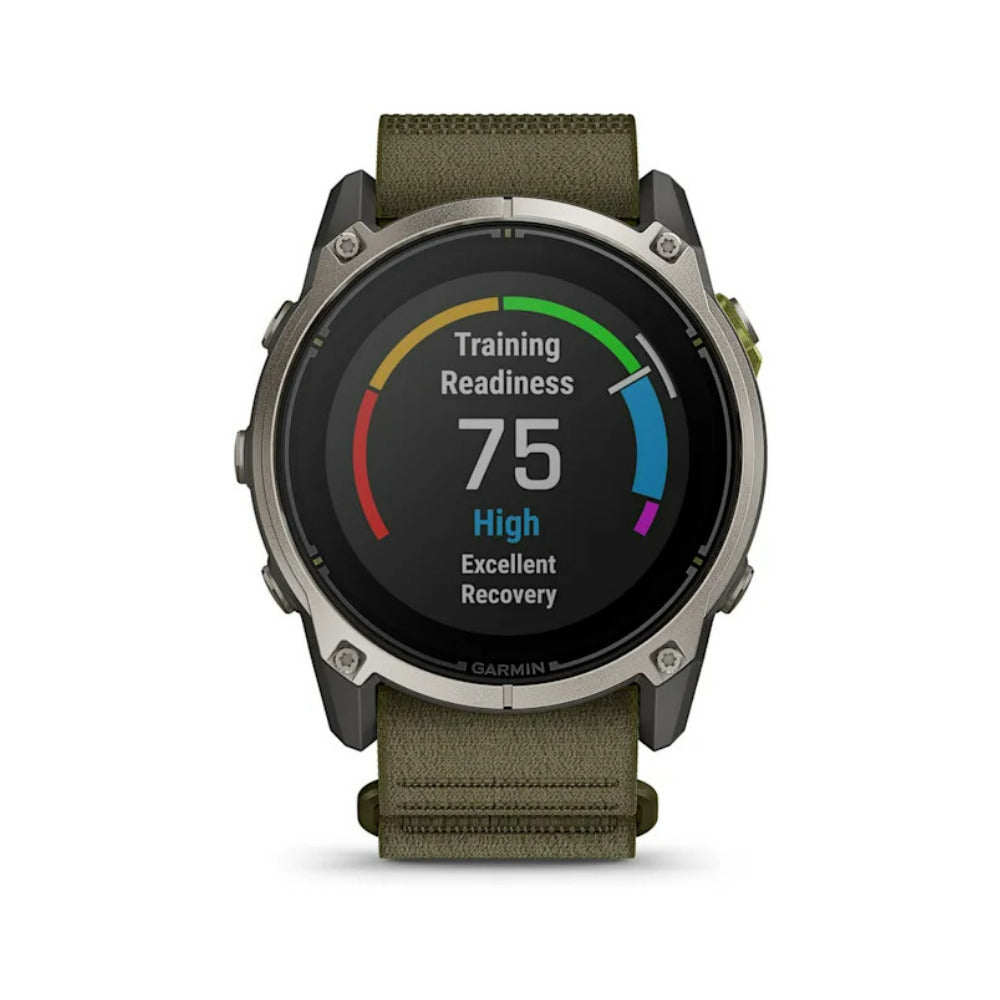Garmin Enduro 4 Solar 51mm GPS Smartwatch (Titanium/ Dark Olive)