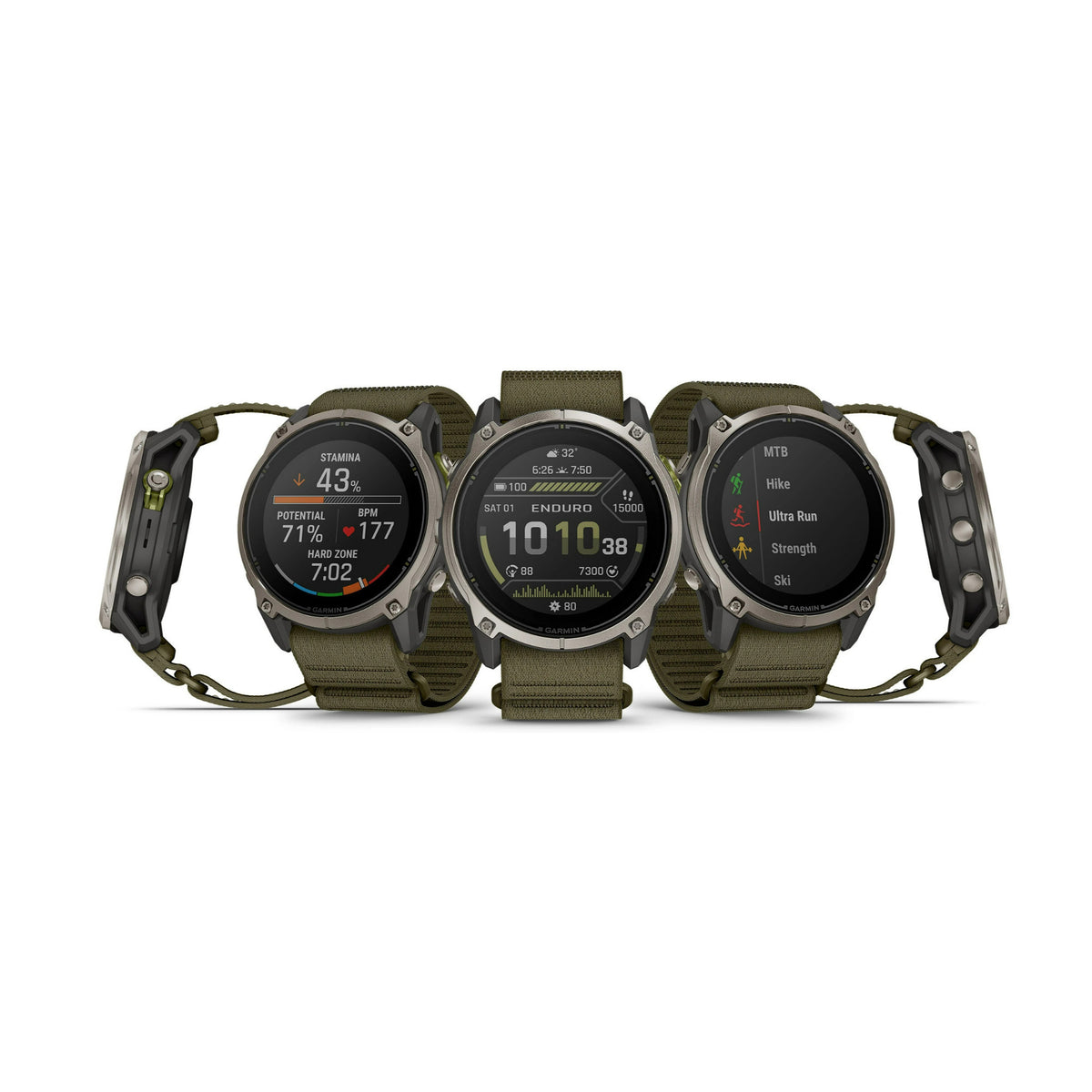 Garmin Enduro 4 Solar 51mm GPS Smartwatch (Titanium/ Dark Olive)