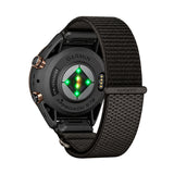 Garmin Approach S72 43mm GPS Golf Watch with Heritage Bronze DLC Titanium Bezel (Carbon Gray)