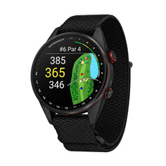 Garmin Approach S72 47mm GPS Golf Watch with Red DLC Titanium Bezel and AMOLED Display (Carbon Gray)