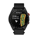 Garmin Approach S72 47mm GPS Golf Watch with Red DLC Titanium Bezel and AMOLED Display (Carbon Gray)