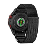 Garmin Approach S72 47mm GPS Golf Watch with Red DLC Titanium Bezel and AMOLED Display (Carbon Gray)