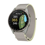 Garmin Approach S72 47mm GPS Golf Watch with Citron Titanium Bezel and AMOLED Display (Silver)