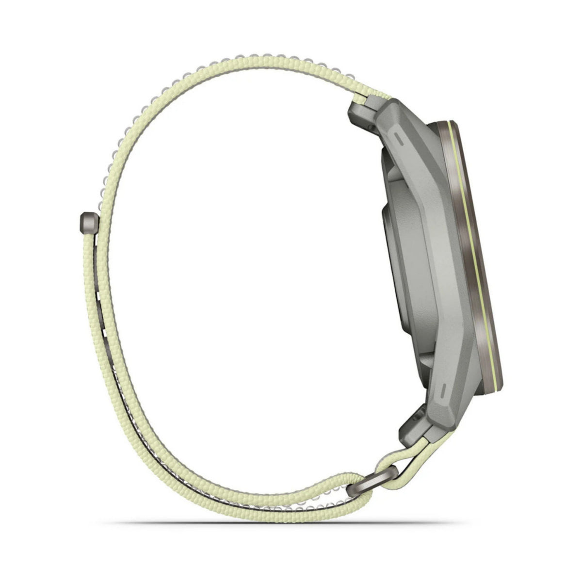 Garmin Approach S72 47mm GPS Golf Watch with Citron Titanium Bezel and AMOLED Display (Silver)