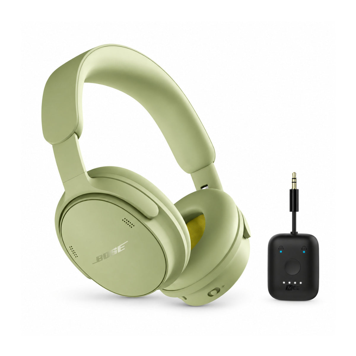 Bose QuietComfort 2nd Gen Noise Cancelling Bluetooth Headphones (Eucalyptus Green) with Accessory