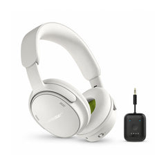 Bose QuietComfort 2nd Gen Noise Cancelling Bluetooth Headphones (White Smoke) with Accessory