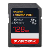 SanDisk Extreme PRO 128GB UHS-II V90 SDXC Memory Card Bundle with Koah 40 Slot Memory Card Case