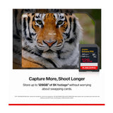 SanDisk Extreme PRO 128GB UHS-II V90 SDXC Memory Card Bundle with Koah 40 Slot Memory Card Case
