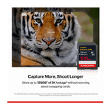 SanDisk Extreme PRO 128GB UHS-II V90 SDXC Memory Card Bundle with Koah Memory Card Case (2-Pack)