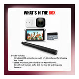 Xtra Atto Action Camera Bundle with Selfie Stick and 256GB MicroSD Card
