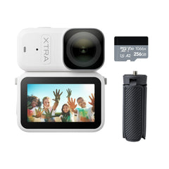 Xtra Atto Action Camera Bundle with Mini 2-in-1 Tripod and 256GB MicroSD Card