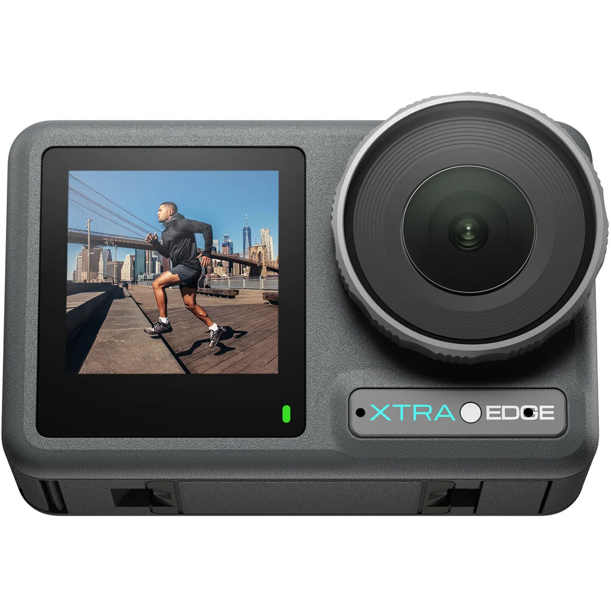 Xtra Edge 4K Waterproof Action Camera Bundle with 256GB Memory Card, Strap Mount, and Carry Case
