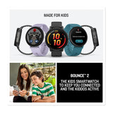 Garmin Bounce 2 Kids LTE GPS Smartwatch with Location Tracking and School Mode (Light Purple)