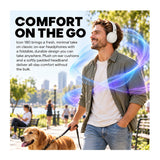 Skullcandy Icon 180 Wireless On-Ear Headphones with 50-Hour Battery and Multi-point Pairing (Bone)