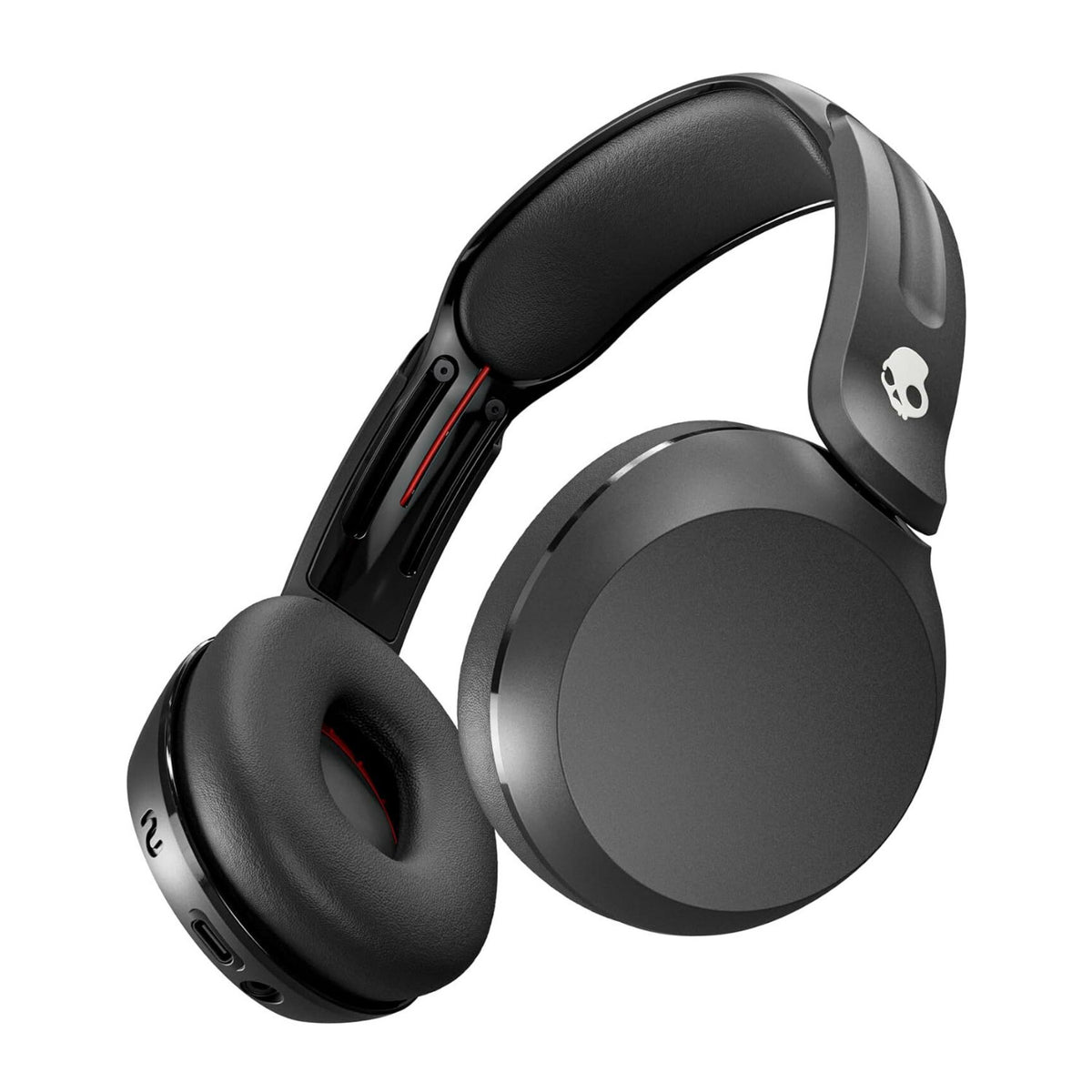 Skullcandy Icon 180 Wireless On-Ear Headphones with 50-Hour Battery and Multi-point Pairing (Black)