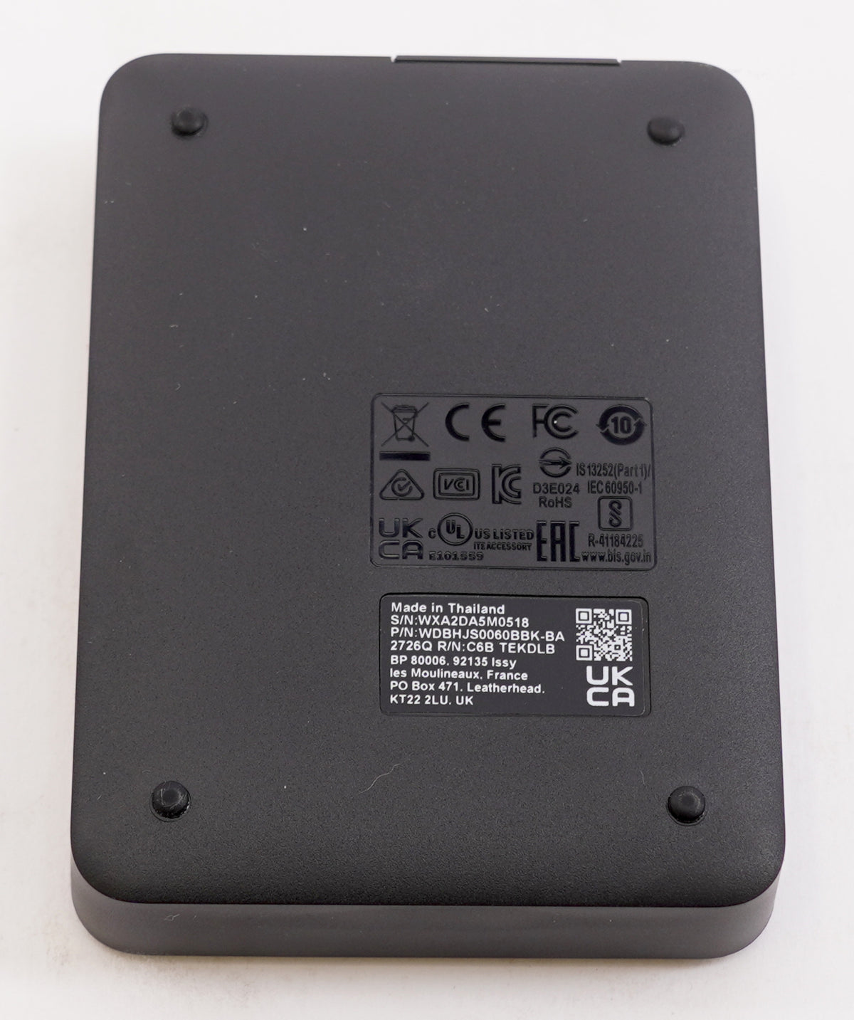 Western Digital WD Elements 6TB Portable External Hard Drive with USB-A cable (Used)