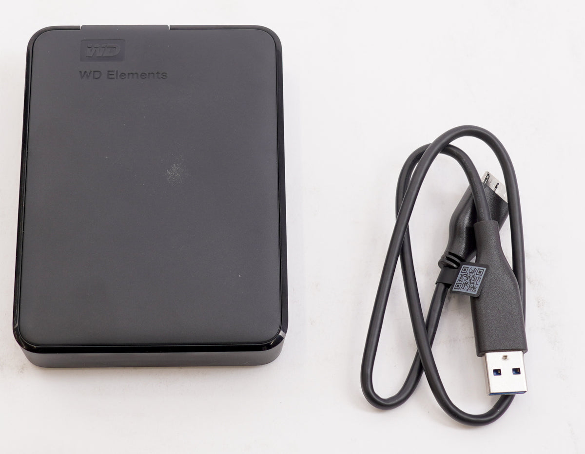 Western Digital WD Elements 6TB Portable External Hard Drive with USB-A cable (Used)
