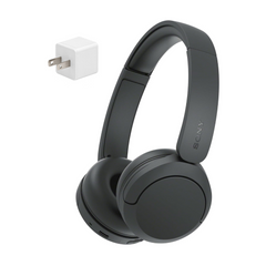 Sony WH-CH530 Wireless Bluetooth On-Ear Headphones Bundle with USB-C Accessory (Black)