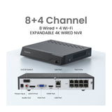 Reolink NVS8-12MB4 4K+ 12MP PoE Security System with 4 Bullet Cameras and 2TB 8-Channel NVR