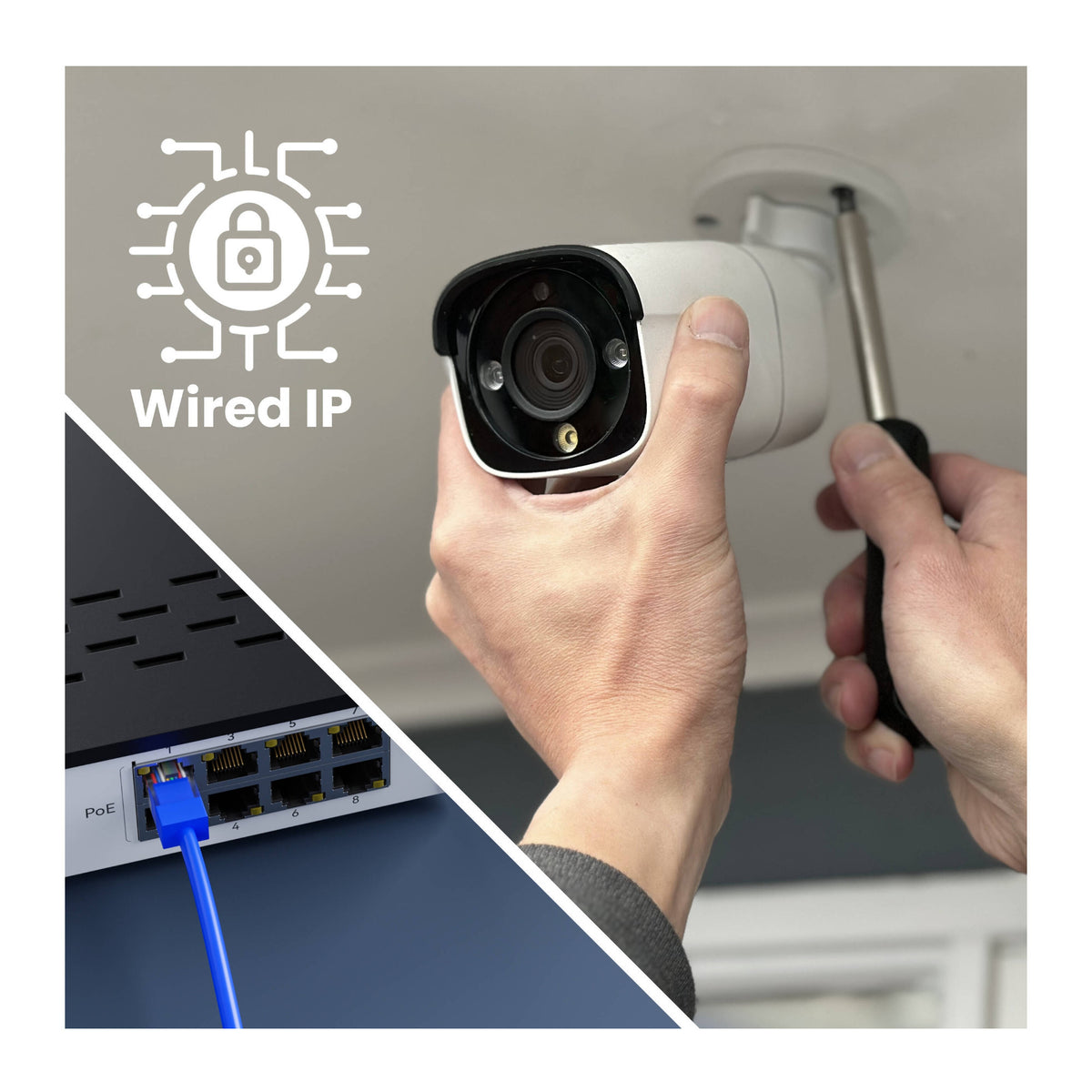 Reolink NVS8-12MB4 4K+ 12MP PoE Security System with 4 Bullet Cameras and 2TB 8-Channel NVR