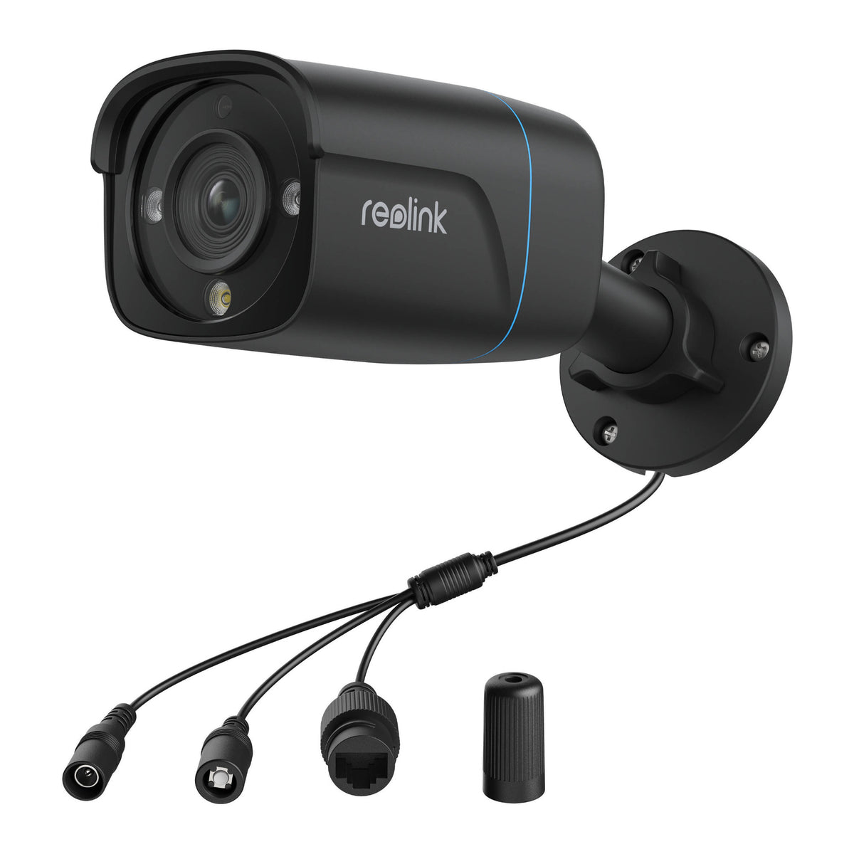 Reolink NVS8-8MB4 4K 8MP PoE Security System (Black) with 4 Bullet Cameras and 2TB 8 Channel NVR