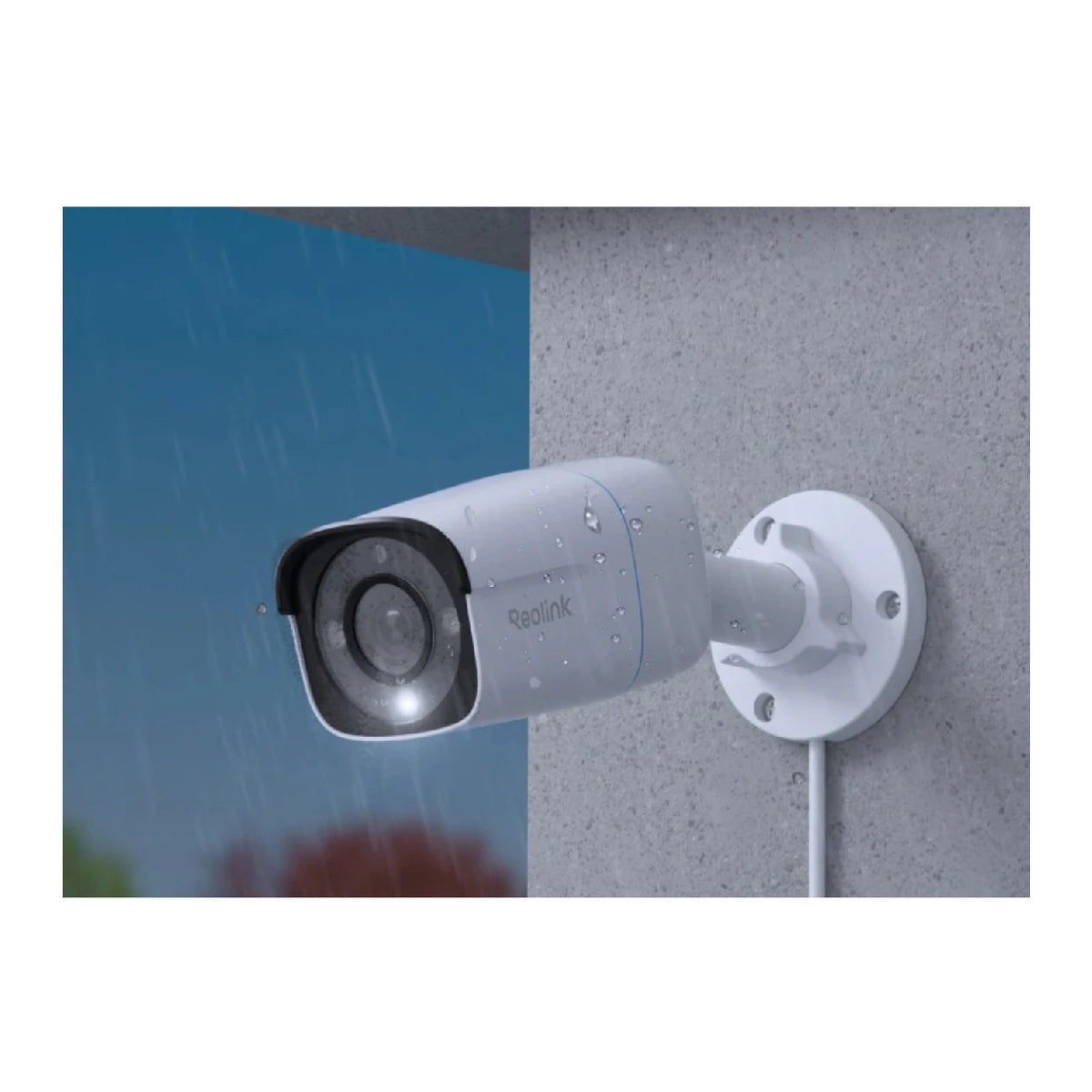 Reolink NVS8-8MB4 4K 8MP PoE Security System (White) with 4 Bullet Cameras and 2TB 8 Channel NVR