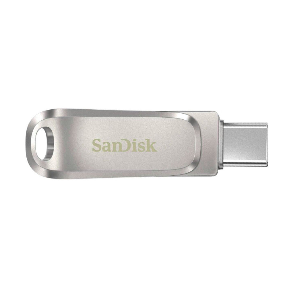 Sandisk Ultra Dual Drive Luxe 128GB USB-C / USB-A Dual Flash Drive with 400 MB/s Read Speed (Silver)