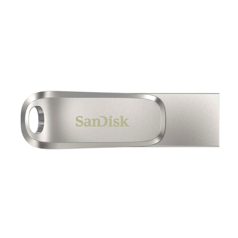 Sandisk Ultra Dual Drive Luxe 128GB USB-C / USB-A Dual Flash Drive with 400 MB/s Read Speed (Silver)